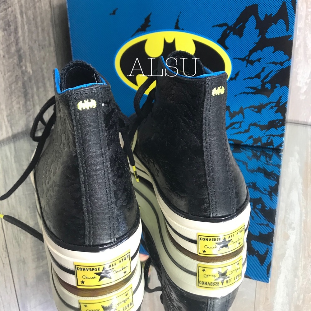 Converse&DC Batman Ctas 70 HI Black Spray W AUTHEN - Picture 3 of 8